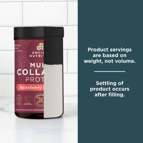 Ancient Nutrition Collagen Powder Protein with Probiotics, Unflavored Multi Collagen Protein with Vitamin C, 45 Servings, Hydrolyzed Collagen Peptides Supports Skin and Nails, Gut Health, 16oz