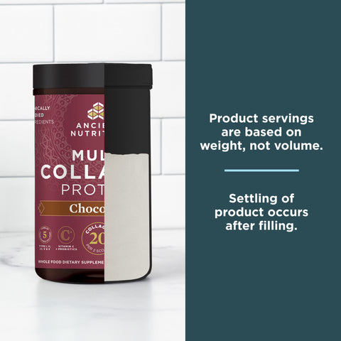 Ancient Nutrition Collagen Powder Protein with Probiotics, Unflavored Multi Collagen Protein with Vitamin C, 45 Servings, Hydrolyzed Collagen Peptides Supports Skin and Nails, Gut Health, 16oz