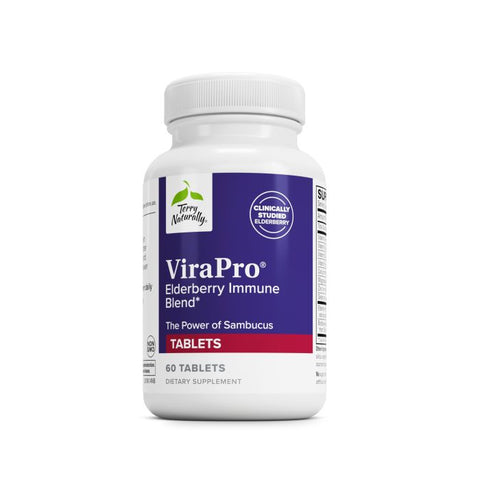 Terry Naturally ViraPro - Supplement with Herbal Blend for Immune Support - Supplement with Elderberry, Zinc & Selenium - Support Immune Response - 60 Tablets