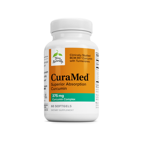 Terry Naturally CuraMed 375mg - Antioxidant Supplement for Brain & Immune Health Support - Dietary Supplement with Curcumin & Turmeric Essential Oil - Herbal Liver Support