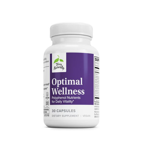 Terry Naturally Optimal Wellness - Immune, Respiratory & Brain Health Support - Supports Liver Health with Curcumin - Provides Powerful Antioxidant Support - 30 Capsules