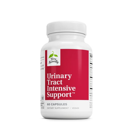 Terry Naturally Urinary Tract Intensive Support - Supplement with Cranberry for Bladder Health Support - Kidney Health Supplement with D-Mannose & Vitamin C - 60 Capsules
