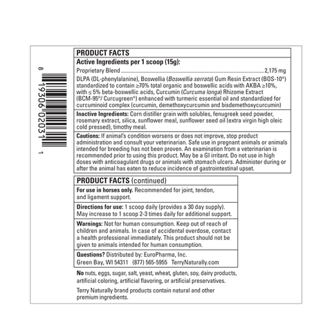 Terry Naturally Curamax - Mobility Support for Animal Health - Ligament & Tendon Health Formula for Working Horses - Supplement for Joint Health Support - 1 lb (30 Servings)