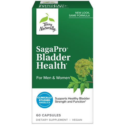 Terry Naturally SagePro Bladder - Bladder Support Supplement - Dietary Supplement with Angelica Leaf Extract - Vegan Capsules to Aid Urinary Tract Function & Health