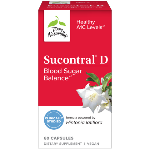 Terry Naturally Sucontral® D - B-Complex & Folate Supplement - Carbohydrate Metabolism Support - Vitamin & Mineral Supplement with Zinc & Chromium