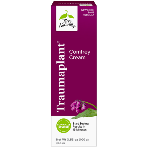Terry Naturally Traumaplant® Comfrey Cream - Non-Staining Herbal Cream - Clinically Studied and Free of Pyrrolizidine Alkaloids - for External Use Only