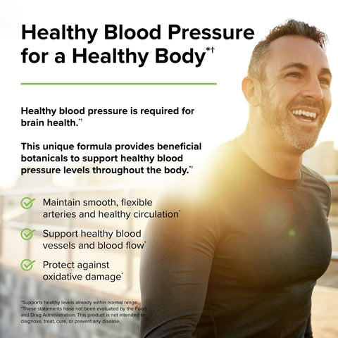 Terry Naturally Blood Pressure Health - 60 Vegan Capsules - Promotes Healthy Circulation & Blood Pressure Levels - Non-GMO, Gluten Free - 60 Servings